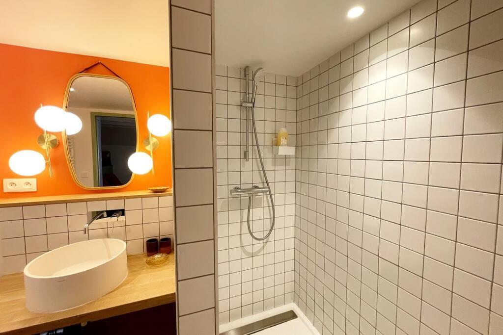 Appartement Moonrise - Plage 50M - Rue Gratuite Сен Мало Екстериор снимка