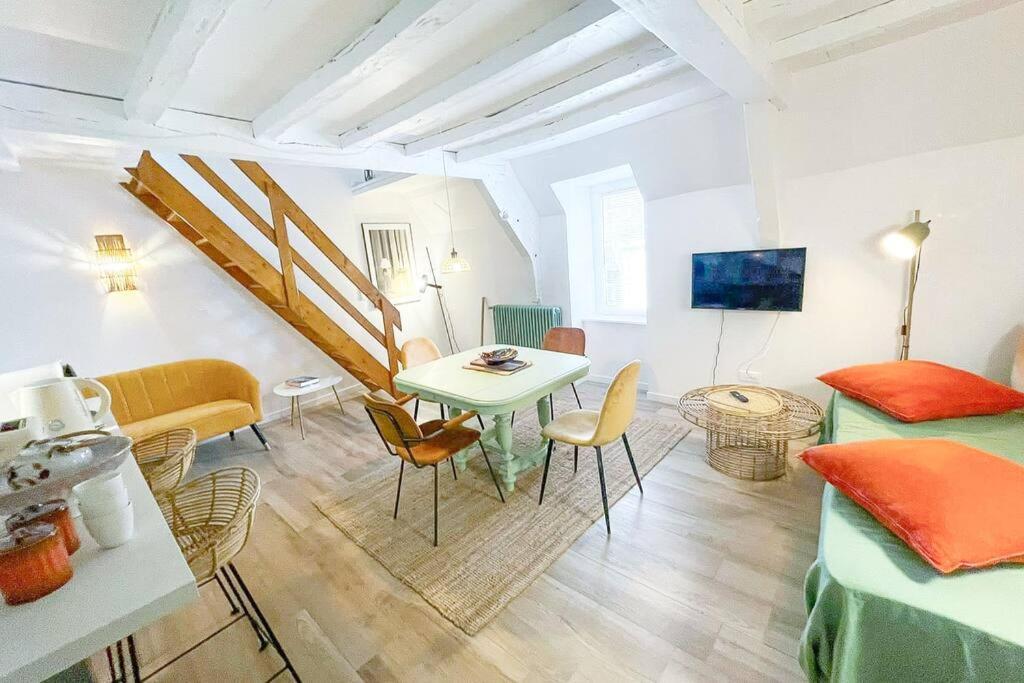 Appartement Moonrise - Plage 50M - Rue Gratuite Сен Мало Екстериор снимка