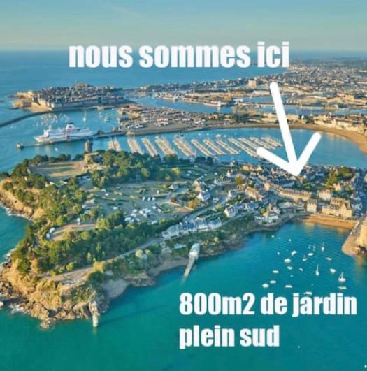 Appartement Moonrise - Plage 50M - Rue Gratuite Сен Мало Екстериор снимка